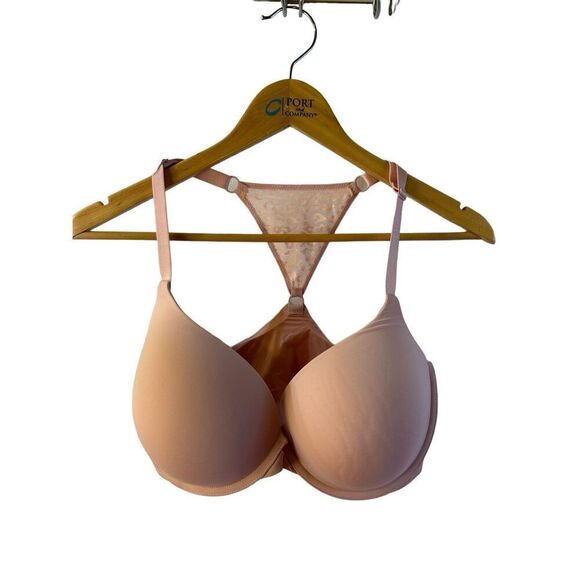 Victoria Secret VS bra 36DDD pink t-strap Front Clasp FC NEW - Picture 1 of 7